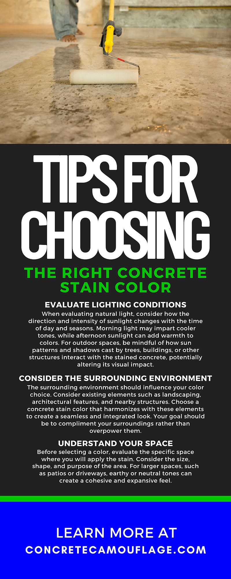 Tips for Choosing the Right Concrete Stain Color